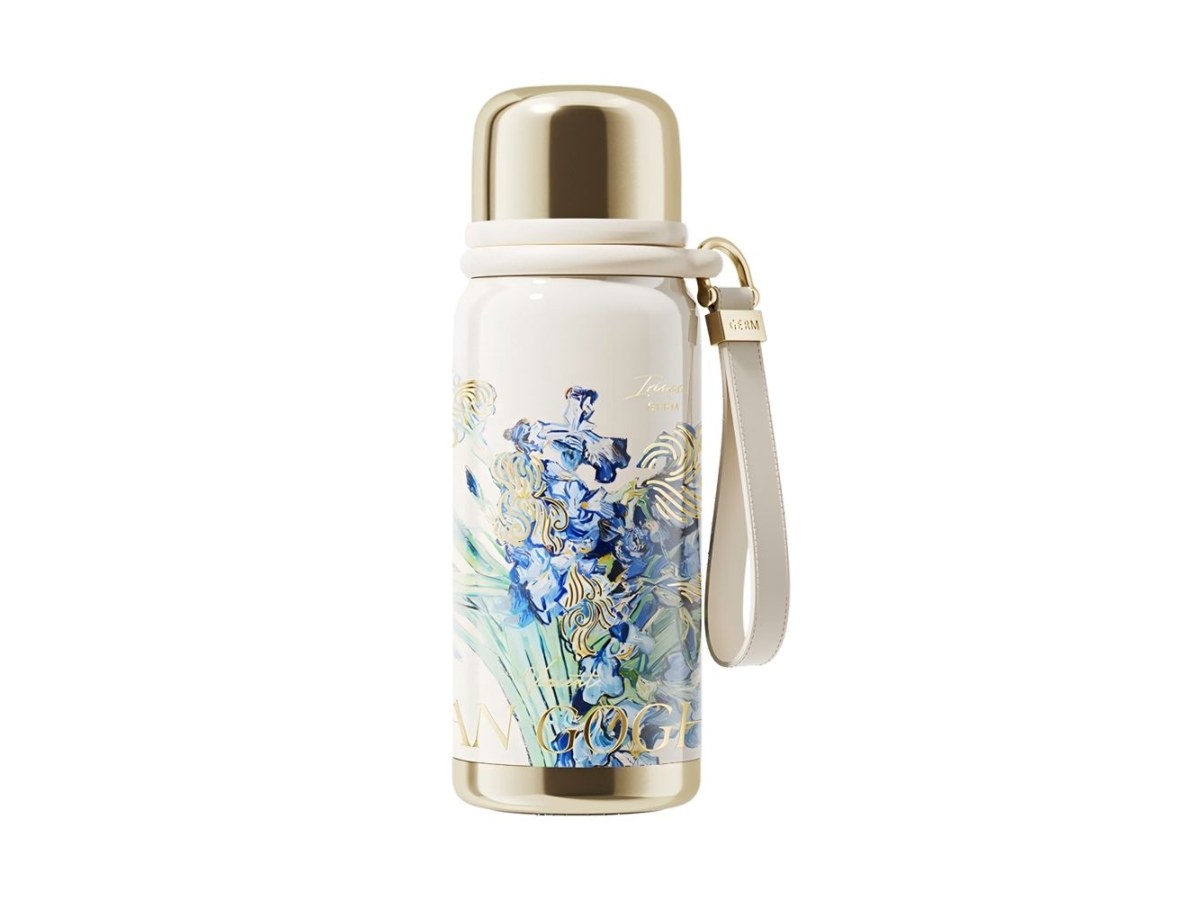 THE MET致敬梵古系列迷你悅動保溫杯（鳶尾花）580ML