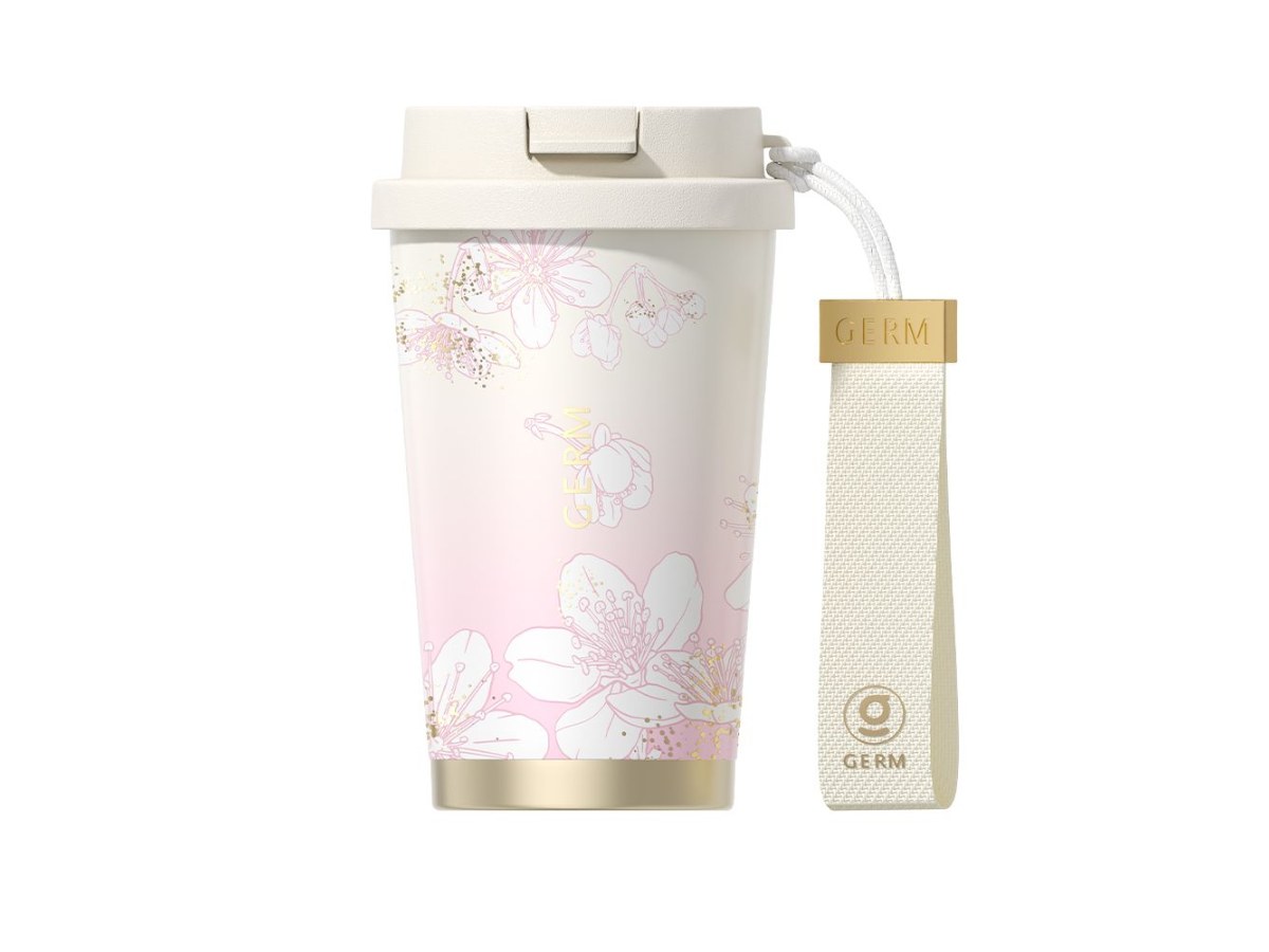 花語系列咖啡杯（漸變櫻花）漸變粉390ML