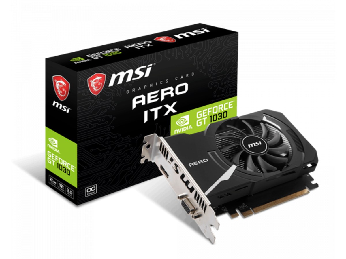 微星GeForce GT 1030 AERO 2GD4 OCV1