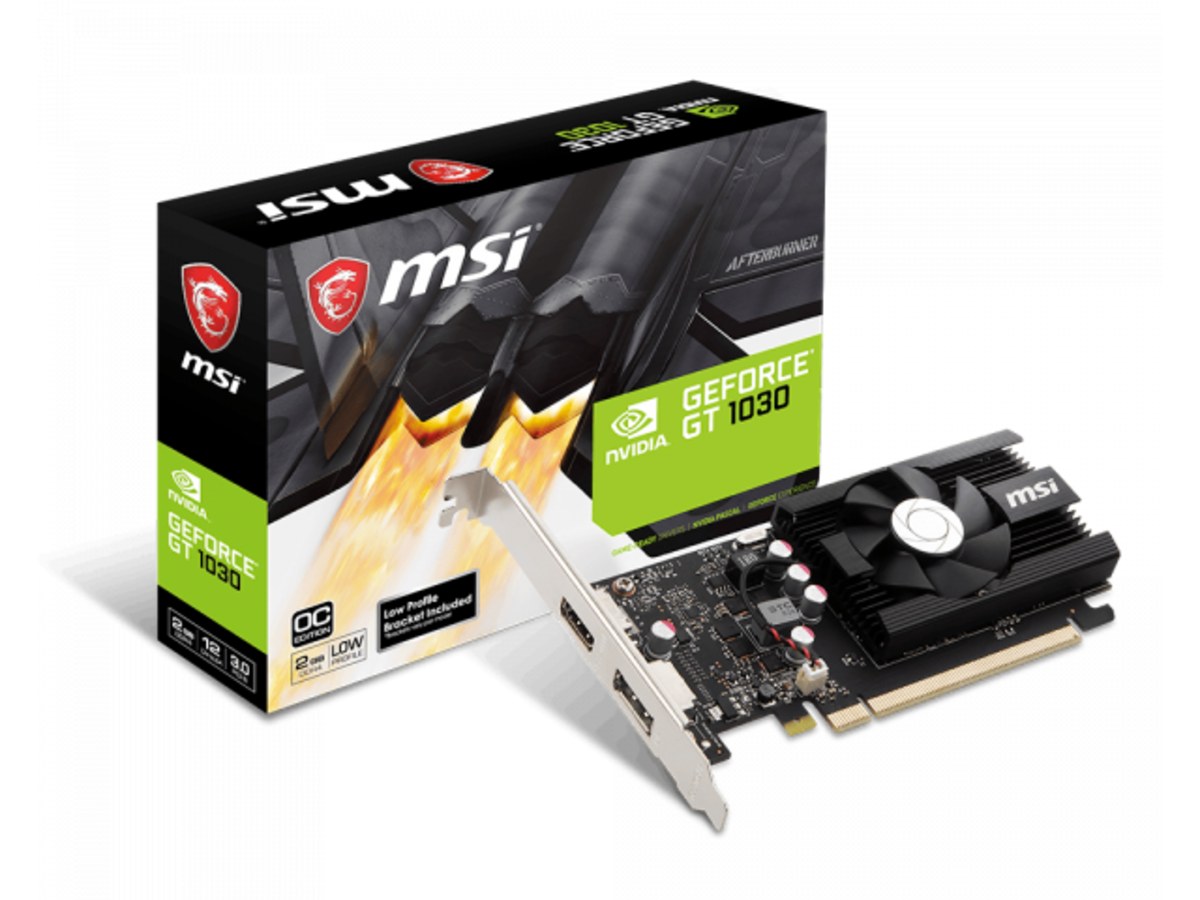 微星GeForce GT 1030 2GD4 LP OC