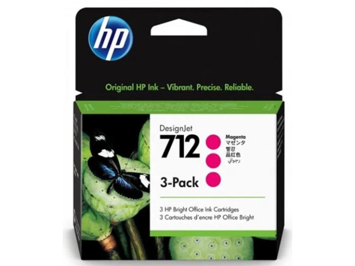 HP 712 29ml 洋紅色墨水匣 3入裝 3ED78A
