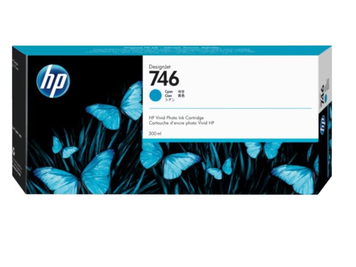 HP 746B 300ml 青色墨水匣 3WX36A