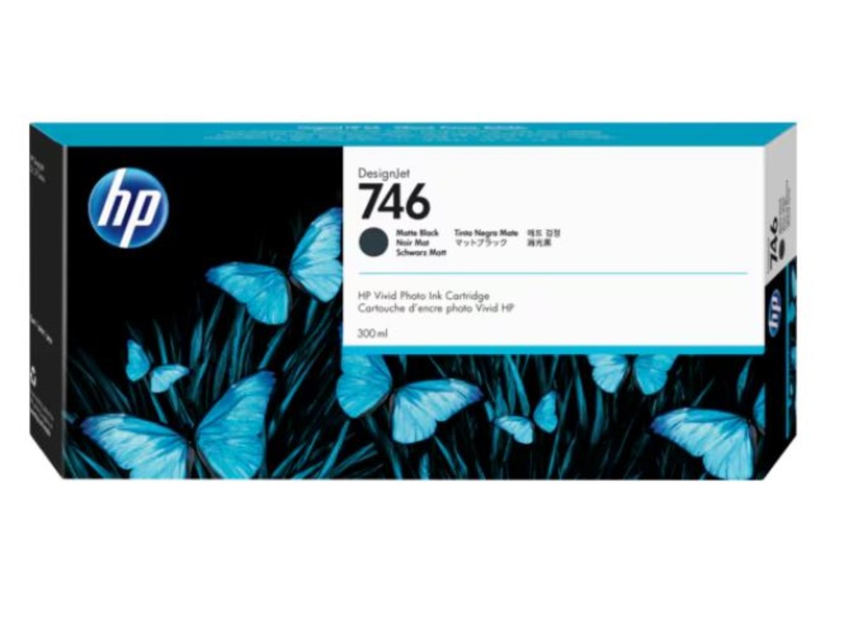 HP 746 300ml 消光黑色墨水匣 P2V83A