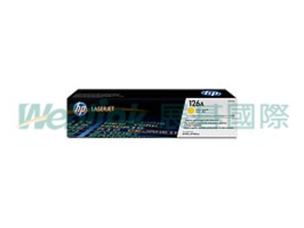 HP CE312A(126A) LaserJet 黃色列印碳粉匣