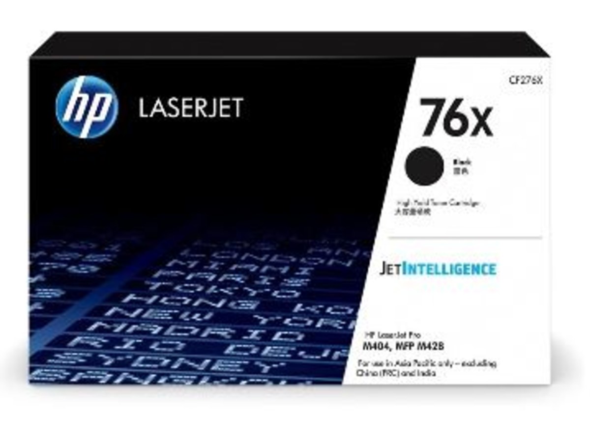 HP 76X 黑色 (白盒包裝) LaserJet 碳粉匣