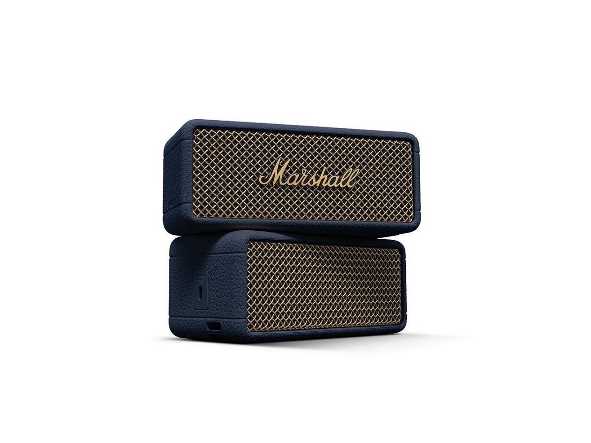 Marshall Emberton III 攜帶式藍牙喇叭Midnight Blue 夜幕藍