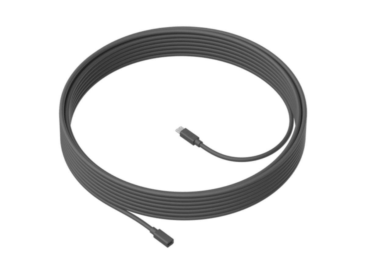 羅技 MeetUp 10m Mic Cable 10公尺會議麥克風延長線
