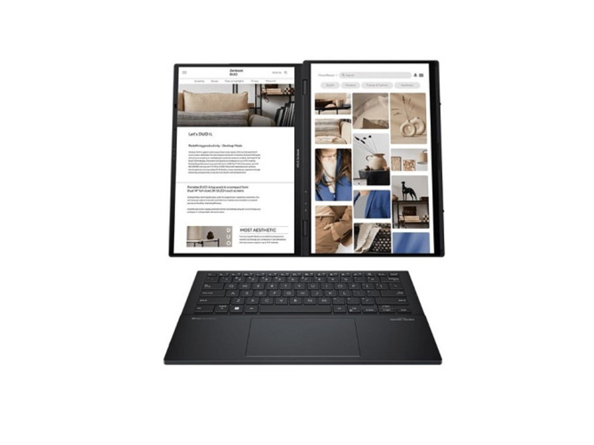 ASUS Zenbook Duo 14吋 雙OLED觸控 Core Ultra 9 285H 16GB 512GB SSD 雙螢幕筆記型電腦 UX8406CA-0042I285H