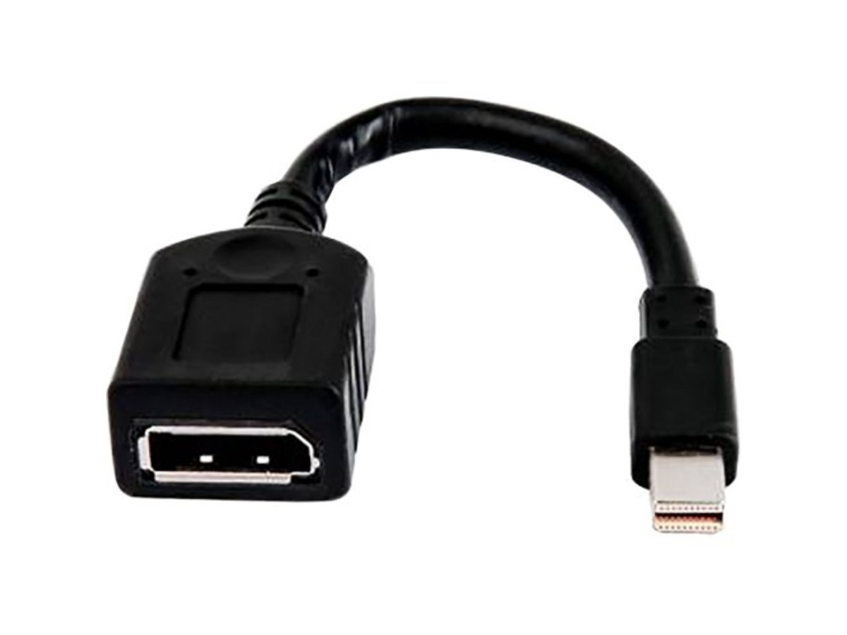 HP Single miniDP-to-DP Adapter Cable Mini DisplayPort轉DisplayPort轉接線 2MY05AA