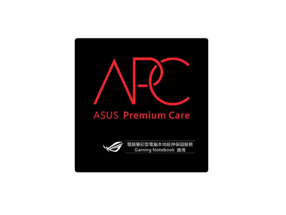 ASUS Premium Care 電競筆記型電腦 1年延長保固實體卡 90NR0000-RW0370