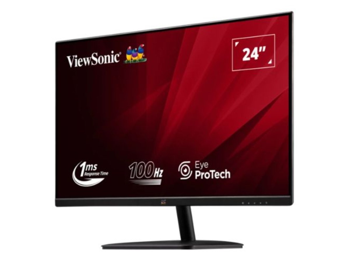 VIEWSONIC 23.8吋 IPS 零閃屏抗藍光顯示器 VA2432-MH-2