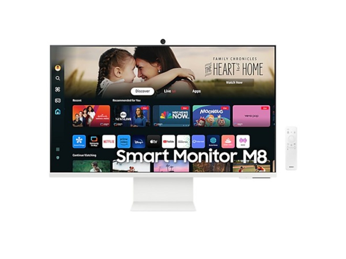SAMSUNG Smart Monitor M8 32吋 4K 智慧聯網螢幕 白色 S32FM803UC