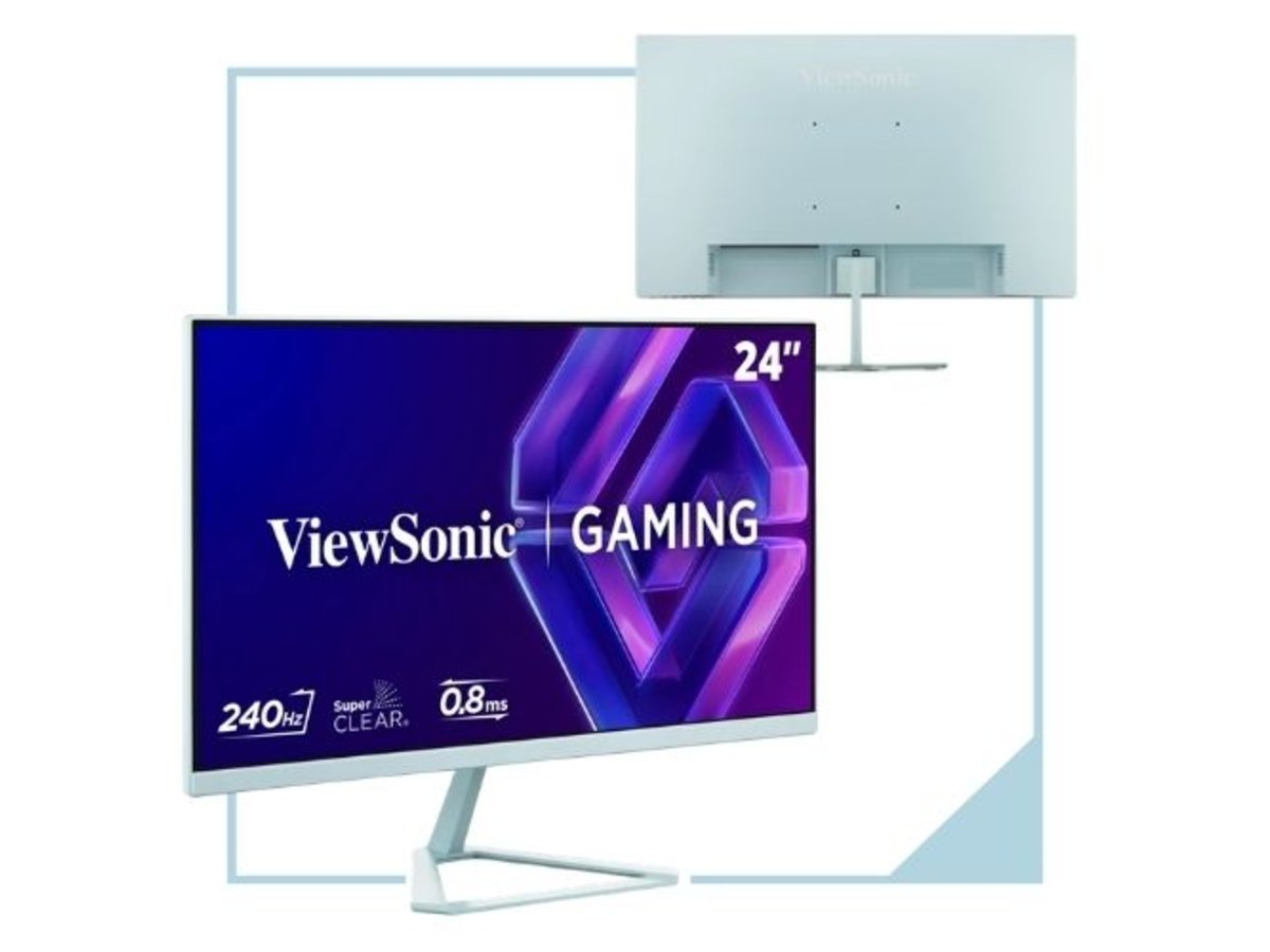 VIEWSONIC 23.8吋 FHD IPS 240Hz 電競螢幕 蘇打藍 VX24G30-BL