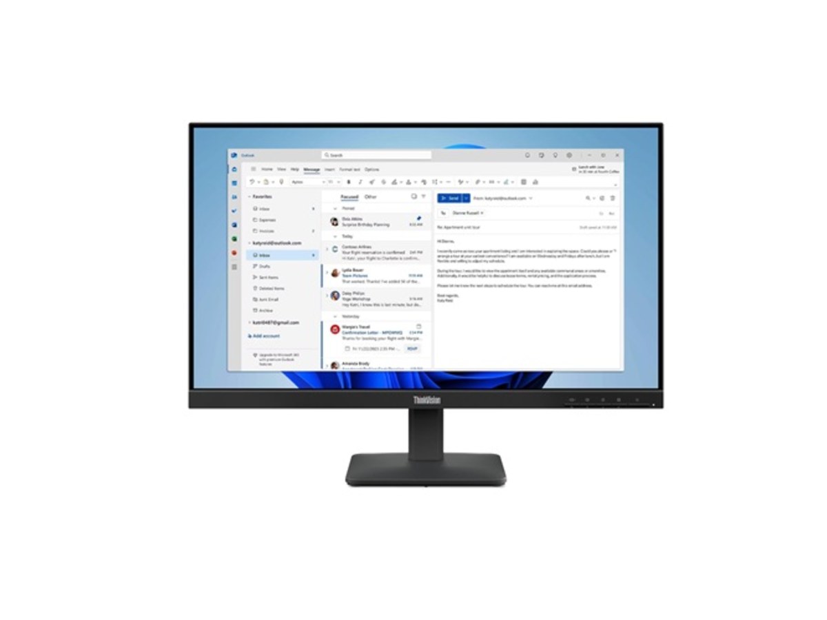 Lenovo ThinkVision S24-4e 23.8吋 商用螢幕 64B5KAR1TW