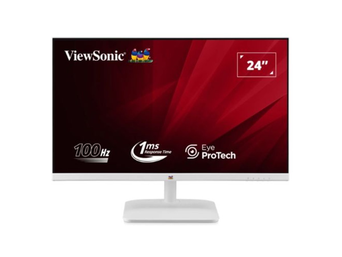 VIEWSONIC 23.8吋 FHD IPS 100Hz 護眼顯示器 白色 VA2432-H-W-2