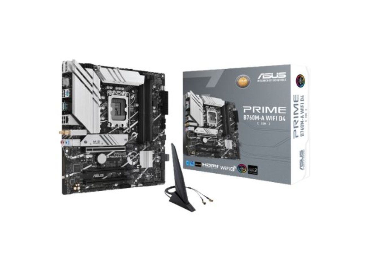 ASUS PRIME B760M-A D4-CSM Intel B760 LGA1700 DDR4 Micro-ATX 主機板 PRIME-B760M-A-D4-CSM