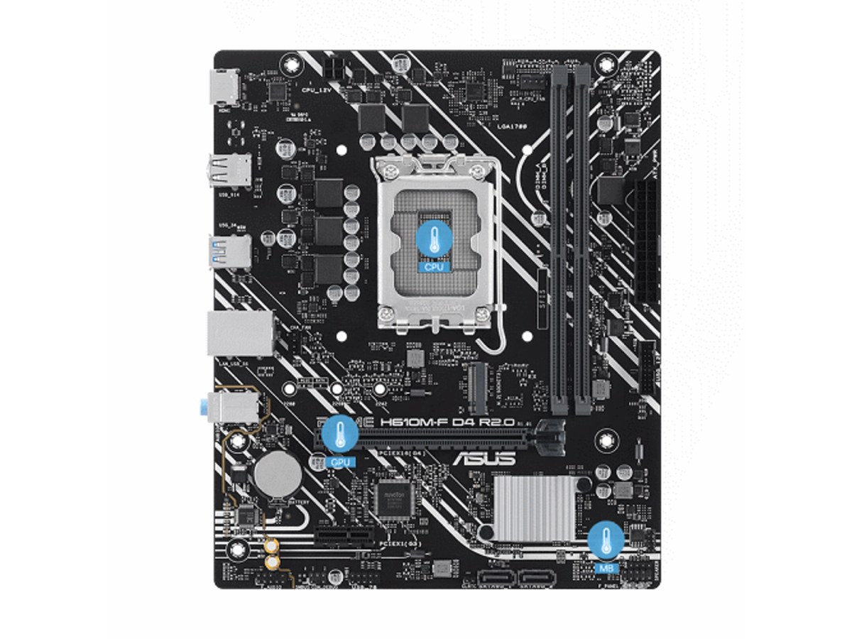 ASUS PRIME H610M-F D4 R2.0-CSM Intel H610 LGA1700 DDR4 主機板 PRIME-H610M-F-D4-R20-CSM