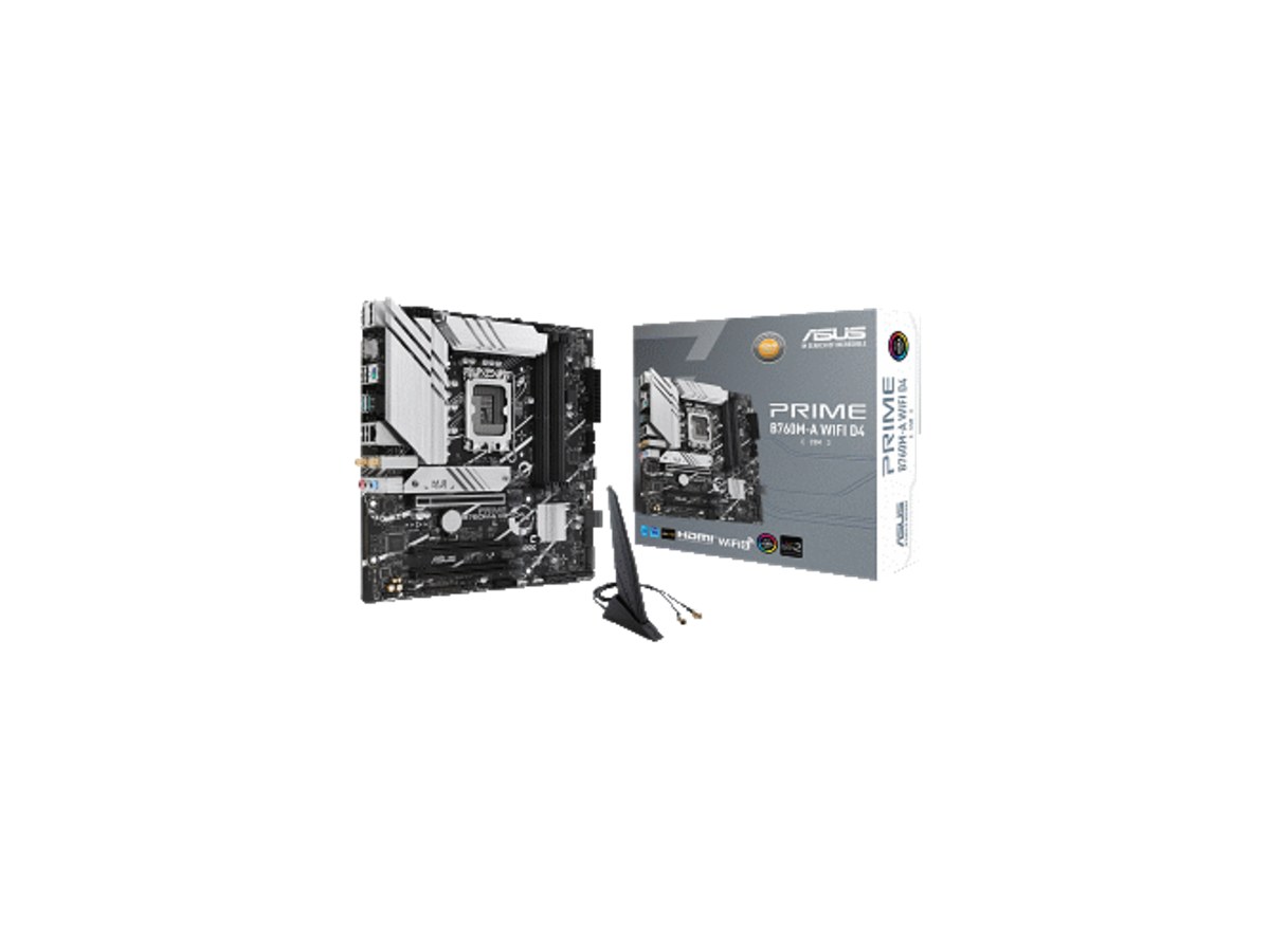 ASUS PRIME B760M-A WIFI D4-CSM Intel B760 LGA1700 DDR4 無線網路主機板 PRIME-B760M-A-WIFI-D4-CSM