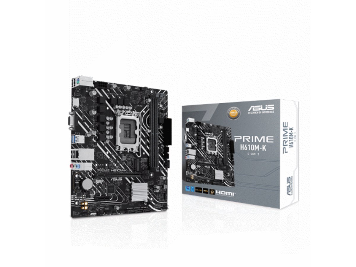 ASUS PRIME H610M-K-CSM Intel H610 LGA1700 DDR5 Micro-ATX 主機板 PRIME-H610M-K-CSM