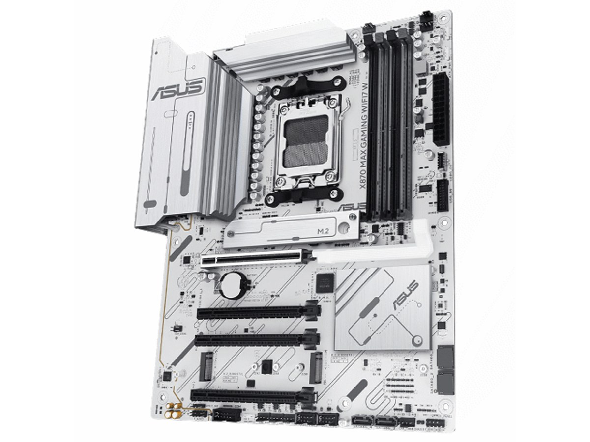 ASUS X870 MAX Gaming WiFi7 白色 AMD X870 AM5 電競無線網路主機板 X870-MAX-GAMING-WIFI7-W