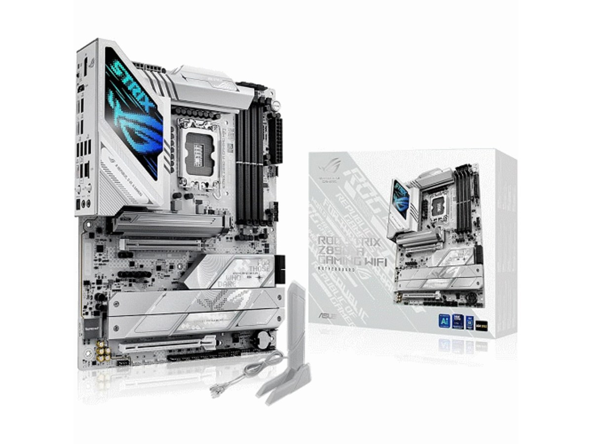 ASUS ROG Strix Z890-A Gaming WiFi 白色 Intel Z890 電競主機板 STRIX-Z890-A-GAMING-WIFI