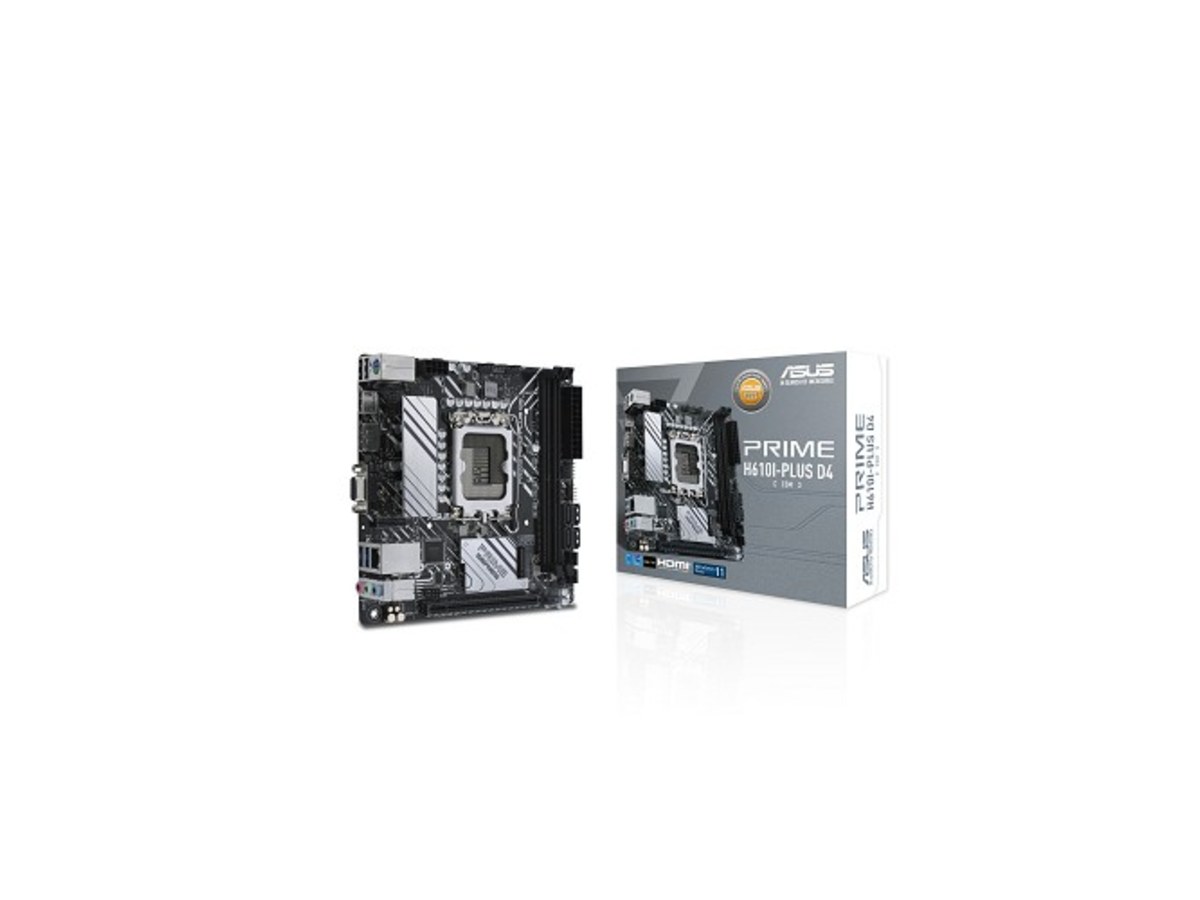 ASUS PRIME H610I-PLUS D4-CSM Intel H610 LGA1700 DDR4 Mini-ITX 主機板 PRIME-H610I-PLUS-D4-CSM