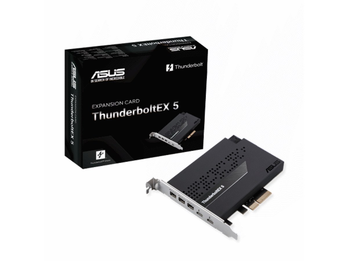 ASUS ThunderboltEX 5 雙 USB-C Thunderbolt 5 擴充卡 THUNDERBOLT-EX5