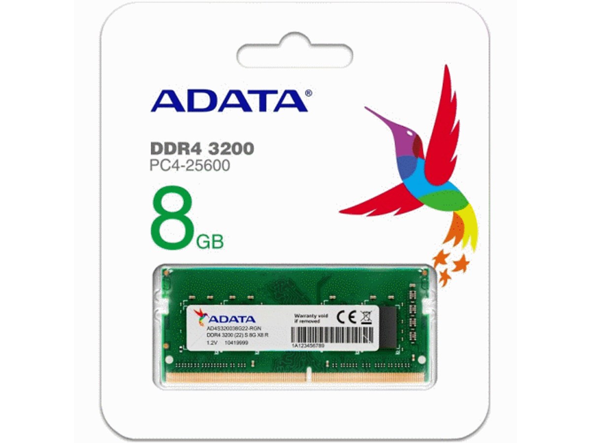 ADATA Premier DDR4-3200 8GB CL22 筆記型電腦記憶體 AD4S320038G22-SGN
