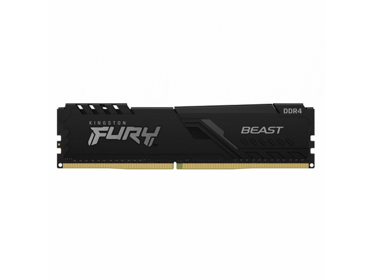 KINGSTON FURY Beast 16GB DDR4 3200 CL16 黑色桌上型電腦記憶體 KF432C16BB1/16