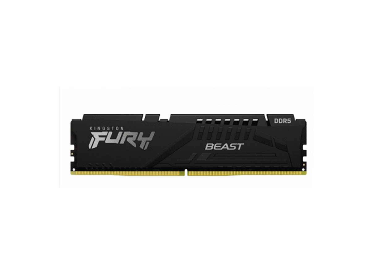 KINGSTON FURY Beast 64GB(32GBx2) DDR5 6000 CL30 黑色桌上型電腦記憶體 KF560C30BBEK2-64