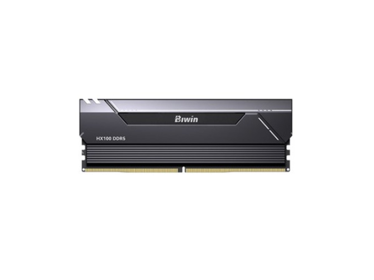 BIWIN HX100 48GB(24GBx2) DDR5 6000 CL28 黑色桌上型記憶體 HX100-48GB-6000-1R8-D28FB