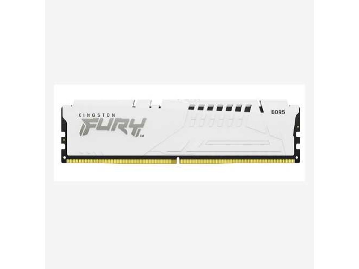 KINGSTON FURY Beast 64GB(32GBx2) DDR5 6000 CL30 白色桌上型電腦記憶體 KF560C30BWEK2-64