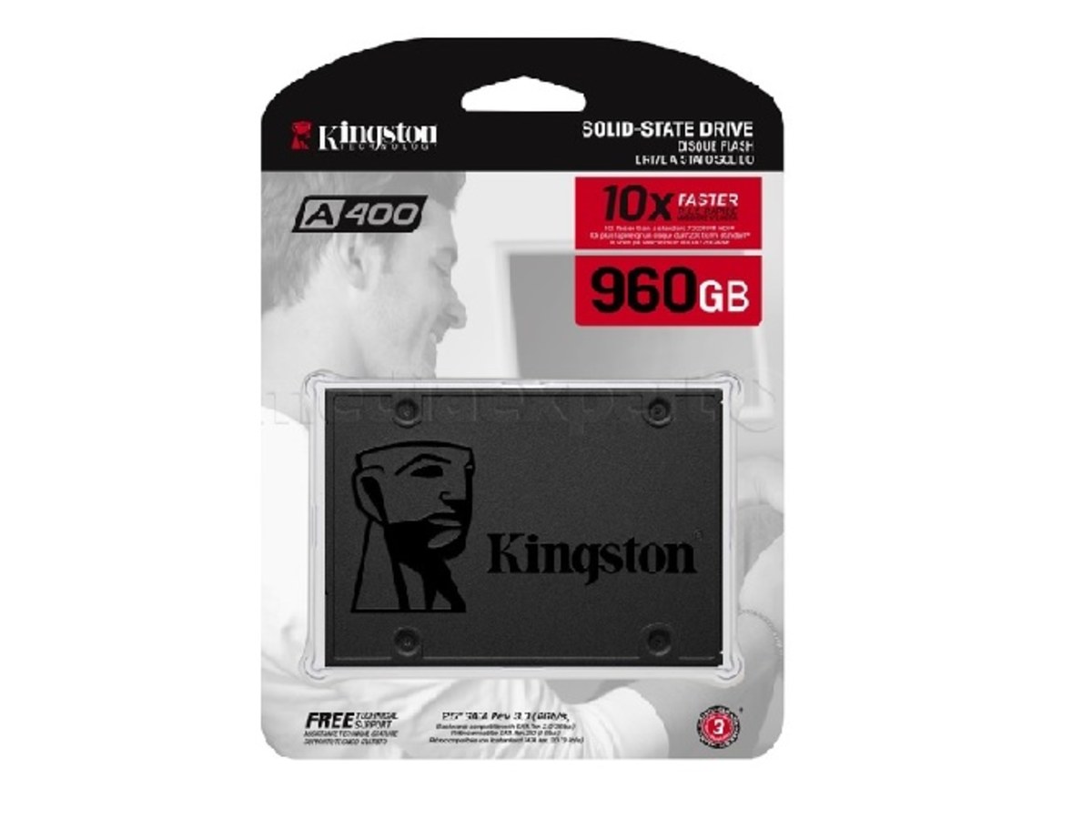 KINGSTON A400 960GB 2.5吋 SATA 固態硬碟 SA400S37/960G
