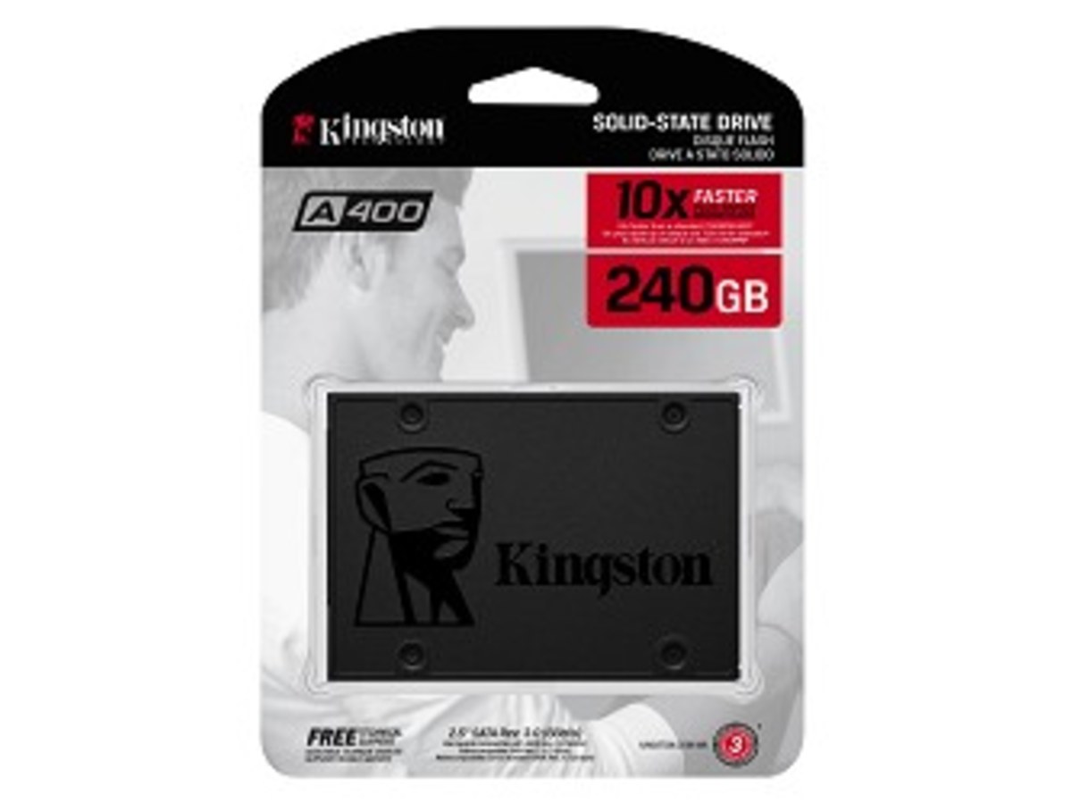 KINGSTON A400 240GB 2.5吋 SATA 固態硬碟 SA400S37/240G