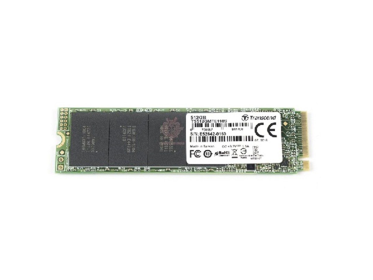 TRANSCEND PCIe SSD 110S 512GB M.2 2280 PCIe 3.0 NVMe 固態硬碟 TS512GMTE110S