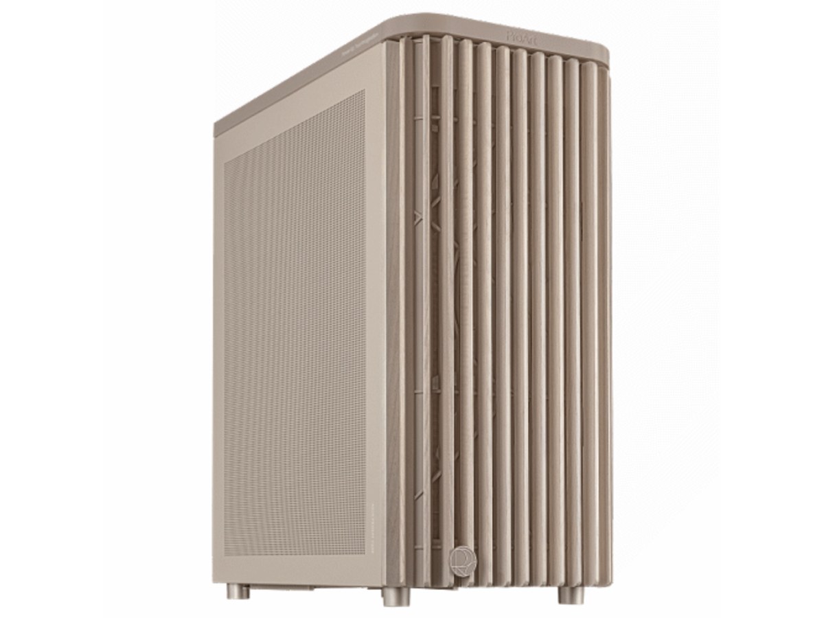 ASUS ProArt PA401 木質網孔版 燕麥色 ATX 電腦機殼 PA401-WOOD-MESH-BEIGE