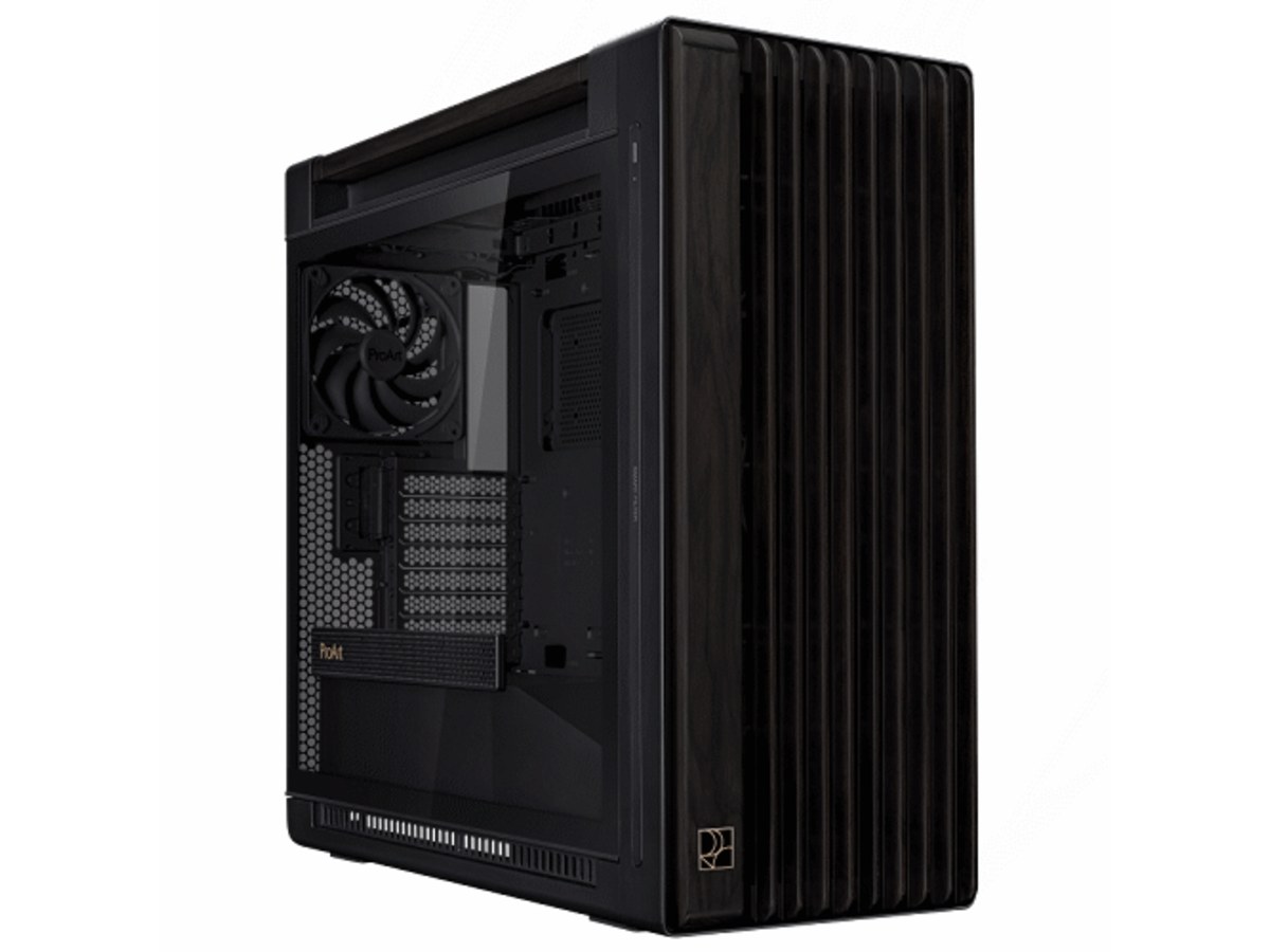 ASUS ProArt PA602 木質鋼化玻璃版 黑色電腦機殼 PA602-WOOD-TG
