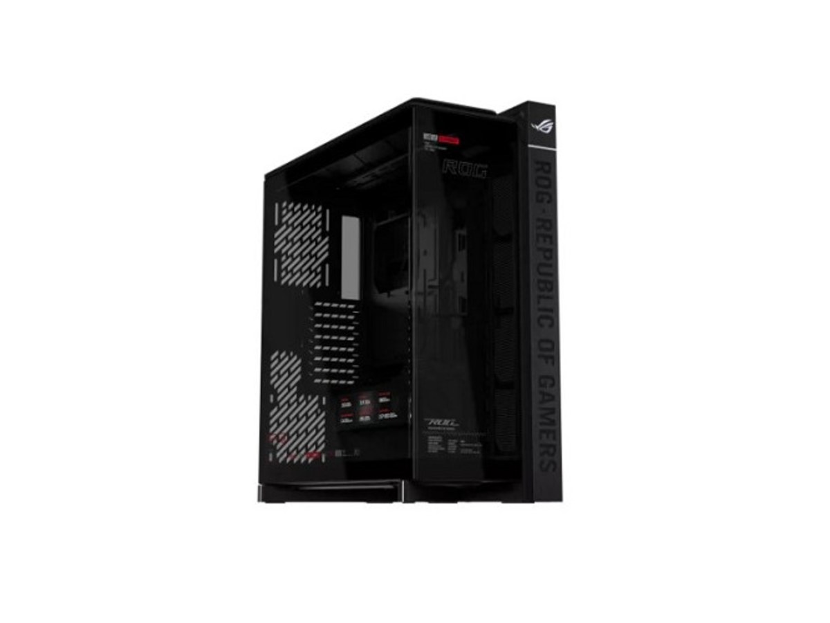 ASUS ROG Cronox GR801 黑色曲面玻璃 ARGB 螢幕電競機殼 ROG-CRONOX-GR801-ARGB-B