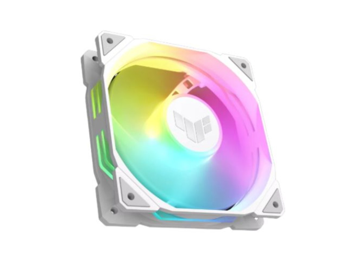 ASUS TUF Gaming TR120 120mm ARGB 白色反向機殼風扇 TR120-ARGB-REVERSE-W