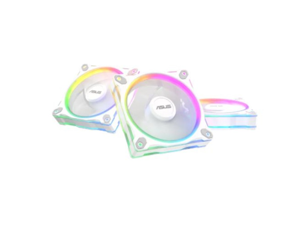 ASUS Prime MR120 120mm ARGB 白色反向機殼風扇三入組 MR120-ARGB-REVERSE-W-3IN1