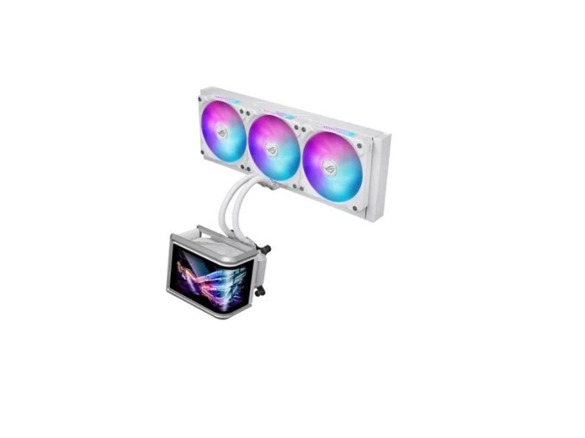 ASUS ROG Ryuo IV 360 ARGB 白龍王四代 AMOLED 一體式水冷 CPU 散熱器 ROG-RYUO-IV-360-ARGB-W