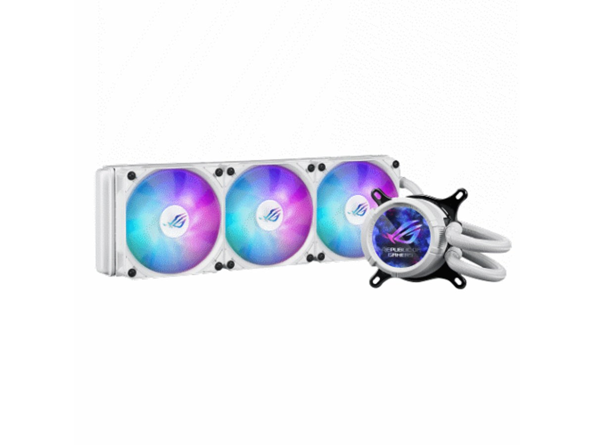 ASUS ROG Strix LC III 360 ARGB LCD 白色一體式水冷 CPU 散熱器 ROG-STRIX-LC-III-360-ARGB-L-W