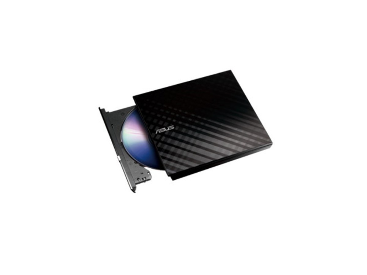 ASUS 8X USB 外接式 DVD 燒錄機 SDRW-08D2S-U/BLK