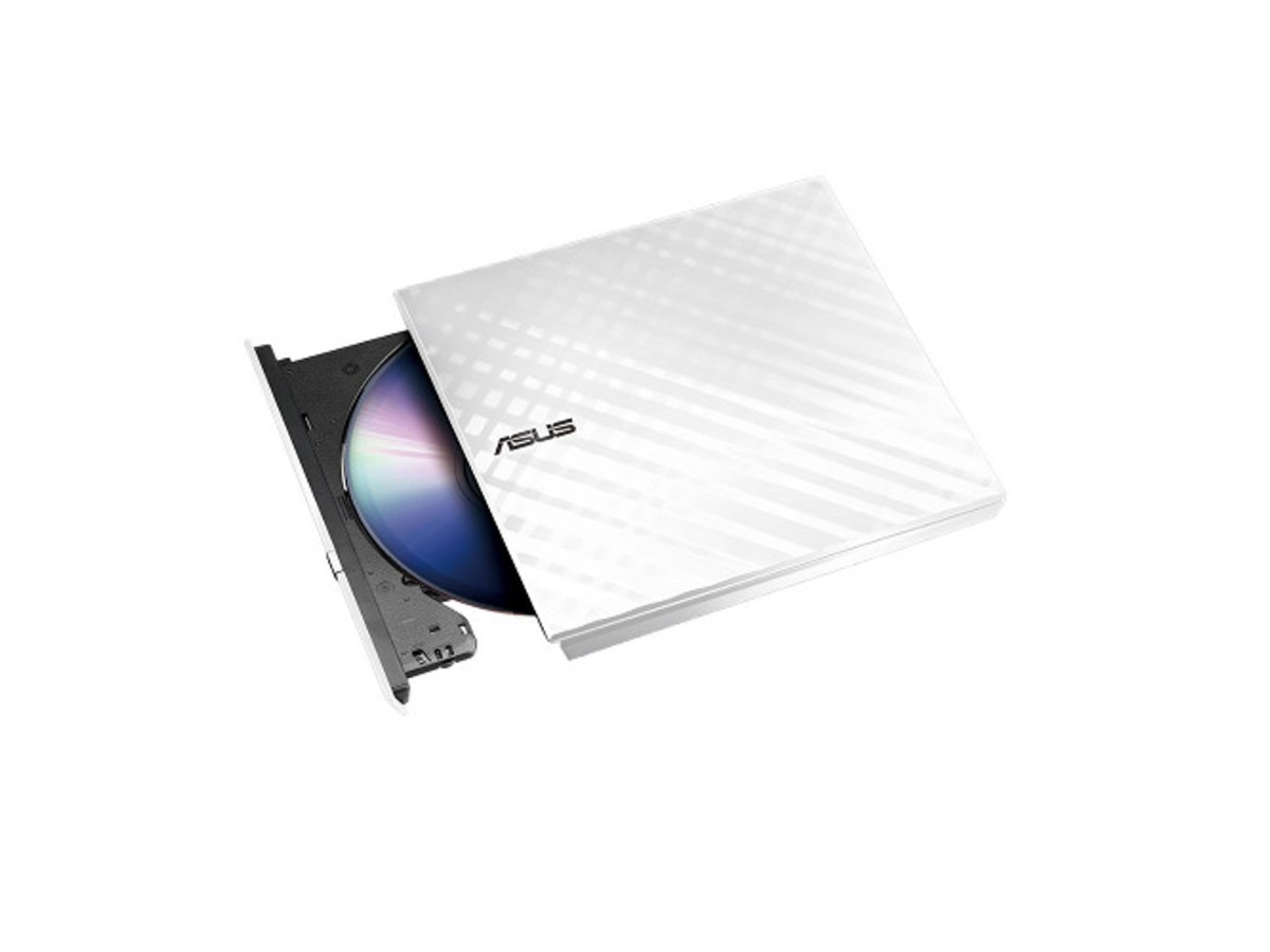 ASUS 8X USB 外接式 DVD 燒錄機 SDRW-08D2S-U/WHITE