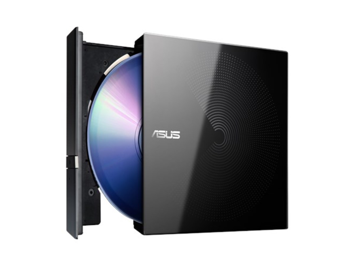 ASUS 超薄可攜式 USB 外接光碟機 SDR-08B1-U/B
