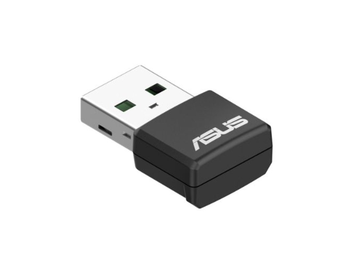 ASUS WiFi 6 Nano迷你USB無線網路卡 USB-AX55/NANO