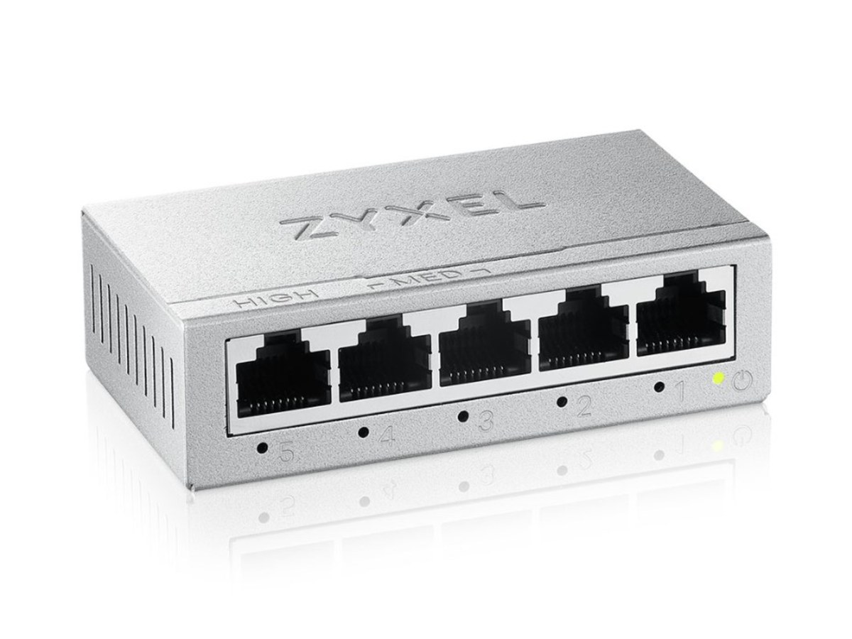Zyxel GS-105B v5 5埠Gigabit無網管網路交換器台灣製 GS-105BV5-TWAM01F