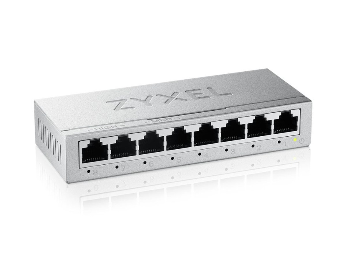 Zyxel GS-108B v5 8埠Gigabit無網管網路交換器台灣製 GS-108BV5-TWAM01F