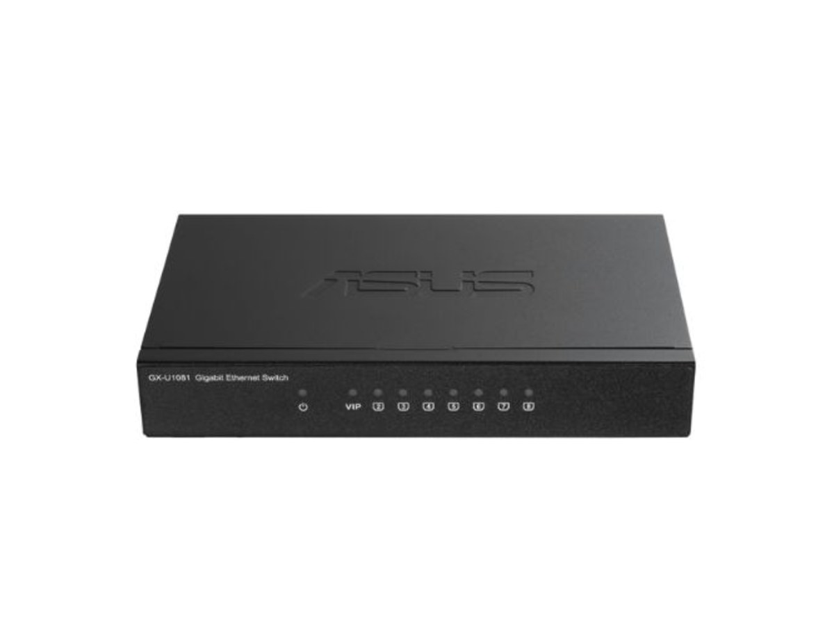 ASUS 8埠Gigabit桌上型網路交換器 GX-U1081