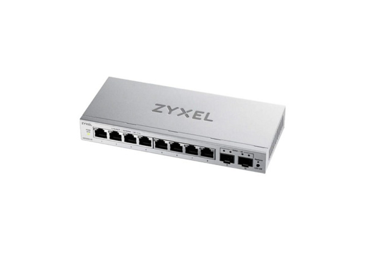 Zyxel GS1200-10 v3 8埠Gigabit+2埠SFP網頁管理交換器 GS1200-10V3-TW0101F